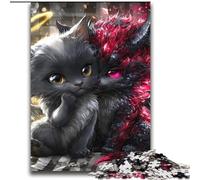 Jigsaws 2000 Pieces for Teenagers Devil Kitten Family Game Stress Reliever Difficult Challenge Suitable for Couples 70x100cm