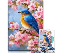 Jigsaws 2000 Pieces for Teenagers Flowers Sparrow,Brain Intelligence Challenge Addictive Toys Birthday Present,Gifts,Wall Art 70x100cm