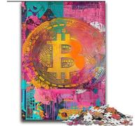 Jigsaws 2000 Pieces for Teenagers Graffiti Bitcoin Challenging To Complete But Fun And Humorous Unique Birthday And Gifts 70x100cm
