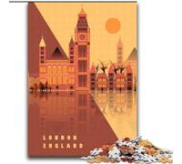 Jigsaws 2000 Pieces for Teenagers London, Help The Brain Exercise Addictive Toys to Cultivate Patience Enhance Memory 70x100cm