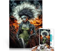 Jigsaws 2000 Pieces for teenagers Post-Apocalyptic Gothic Woman Denkspiel Einzigartige Geburtstags- und Geschenkideen70x100cm