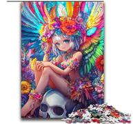 Jigsaws 2000 Pieces for Teenagers Skullgirls Stress Reliever Difficult Challenge Every Piece Is Unique - Challenging Family Fun Game 70x100cm