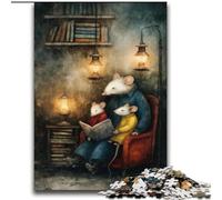 Jigsaws 2000 Pieces for Teenagers The Mouse Family Reading Challenging To Complete But Fun And Humorous Unique Birthday And Gifts 70x100cm