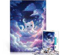 Jigsaws 2000 Pieces for teenagers White Kitten Dreamworld pädagogische Herausforderung Wichtelgeschenke70x100cm
