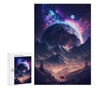 Jigsaws 300 PCS for Adults Celestial Mountain View Adult Jigsaw Puzzle Relax Games Perfect Decoration Christmas Birthday Gifts 300 PCS