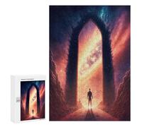 Jigsaws 300 PCS for Adults Cosmic Space Portal Jigsaws for Adults Toy Wall Decor Birthday Present Unique Birthday And Xmas Gifts 300 PCS