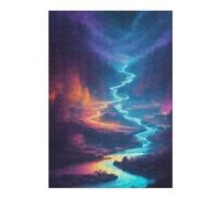 Jigsaws 300 PCS for Adults Enchanted River Landscape Jigsaws for Adults Relaxing Games Perfect Decoration Fun Activities at Home 300 PCS