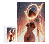 Jigsaws 300 PCS for Adults Glowing Angel Adult Jigsaw Puzzle Brain Teaser Game A Work of Art Fun at Home Activities, 300 PCS