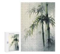 Jigsaws 300 PCS for Adults Green Zen Bamboo Paradise Jigsaws for Adults Toy Wall Decor Birthday Present Unique Birthday And Xmas Gifts 300 PCS