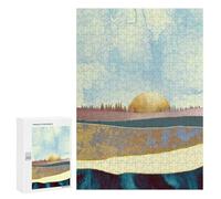 Jigsaws 300 PCS for Adults Hazy Afternoon Adult Jigsaw Puzzle Brain Teaser Game A Work of Art Fun at Home Activities, 300 PCS