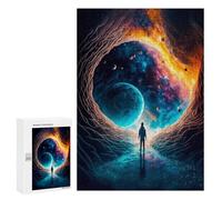Jigsaws 300 PCS for Adults Space Portal Level 7 Jigsaws for Adults Toy Wall Decor Birthday Present Unique Birthday And Xmas Gifts 300 PCS