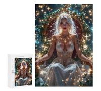 Jigsaws 300 PCS for Adults Starlight Queen Adult Jigsaw Puzzle Brain Teaser Game A Work of Art Fun at Home Activities, 300 PCS