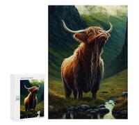 Jigsaws 300 PCS for Adults Yak Adult Jigsaw Puzzle Brain Teaser Game A Work of Art Fun at Home Activities, 300 PCS