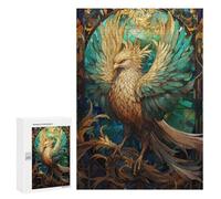 Jigsaws 300 PCS for Teenagerss Abstract Phoenix Kintsugi Puzzles for Adults Hands-on Game Birthday Present Birthday Present, Gifts, 300 PCS