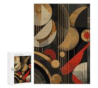 Jigsaws 300 PCS for Teenagerss Art Deco Jigsaw Puzzle Brain Teaser Game Stress Reliever Challenging To Complete 300 PCS