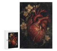 Jigsaws 300 PCS for Teenagerss Kintsugi Heart Broken Beauty Reborn Puzzles for Adults Hands-on Game Birthday Present Birthday Present, Gifts, 300 PCS