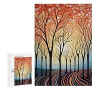 Jigsaws 300 PCS for Teenagerss Spiritual Trees Jigsaw Puzzle Brain Teaser Game Stress Reliever Challenging To Complete 300 PCS