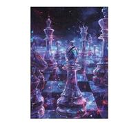 Jigsaws 38x26cm/1000pcs for Adults Cosmic Chess Jigsaws for Adults Brain Teaser Game But Fun And Humorous Fun Activities at Home 38x26cm/1000pcs