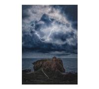 Jigsaws 38x26cm/1000pcs for Adults Dunnottar Castle Scotland Puzzles for Adults Hands-on Game Pattern Assembly Christmas Birthday Gifts 38x26cm/1000pcs