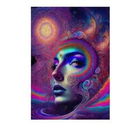 Jigsaws 38x26cm/1000pcs for Adults Imaginarium Psychedelia Puzzles for Adults Hands-on Game Pattern Assembly Christmas Birthday Gifts 38x26cm/1000pcs