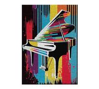 Jigsaws 38x26cm/1000pcs for Adults Keyboard Kaleidoscope Puzzles for Adults Hands-on Game Pattern Assembly Christmas Birthday Gifts 38x26cm/1000pcs