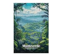 Jigsaws 38x26cm/1000pcs for Adults Monteverde Cloud Forest Reserve, Costa Rica Puzzles for Adults Hands-on Game Pattern Assembly Christmas Birthday Gifts 38x26cm/1000pcs