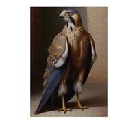 Jigsaws 38x26cm/1000pcs for Adults Shaheen Falcon Oil Paint Puzzles for Adults Hands-on Game Pattern Assembly Christmas Birthday Gifts 38x26cm/1000pcs