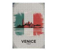 Jigsaws 38x26cm/1000pcs for Adults Venice Italy Travel Puzzles for Adults Hands-on Game Pattern Assembly Christmas Birthday Gifts 38x26cm/1000pcs