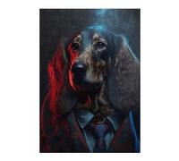 Jigsaws 38x26cm/1000pcs for Teenagerss Canine Detective Jigsaw for Adults Hands-on Game Difficult Challenge Birthday Present, Gifts, 38x26cm/1000pcs