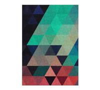 Jigsaws 38x26cm/1000pcs for Teenagerss Triangular Pattern III Teenagers Puzzles Relax Games But Fun And Humorous Birthday Present, Gifts, 38x26cm/1000pcs