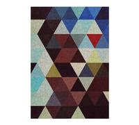 Jigsaws 38x26cm/1000pcs for Teenagerss Triangular Pattern IX Jigsaw for Adults Hands-on Game Difficult Challenge Birthday Present, Gifts, 38x26cm/1000pcs