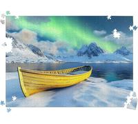 Jigsaws 4000P Pieces for Adults, Boat magic Challenging Puzzles l0-58 | Puzzle Wooden 55.7 x 34.4 inches, Large Poster Included, Back Letters Hints, Family Indoor Activity, Home Wall Décor
