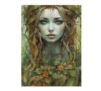 Jigsaws 500 PCS for Adults Celtic Dryad Jigsaws for Adults Relaxing Games Perfect Decoration Fun Activities at Home 500 PCS