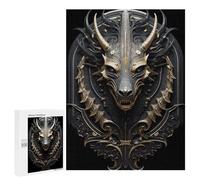 Jigsaws 500 PCS for Adults Regal Monarch Dragon Pride Puzzle for Adults Family Game A Work of Art Unique Birthday And Xmas Gifts 500 PCS