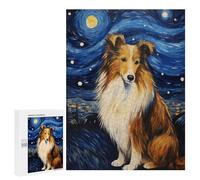 Jigsaws 500 PCS for Adults Shetland Sheepdog Jigsaws for Adults Toy Wall Decor Birthday Present Unique Birthday And Xmas Gifts 500 PCS