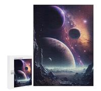 Jigsaws 500 PCS for Adults Strange Galaxy Jigsaw Puzzle Brain Teaser Game Presents for Women Fun Activities at Home 500 PCS