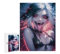Jigsaws 500 PCS for Adults Vampire Girl Adult Jigsaw Puzzle Brain Teaser Game A Work of Art Fun at Home Activities, 500 PCS