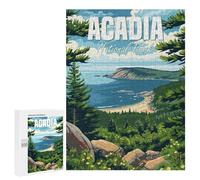 Jigsaws 500 PCS for Teenagerss Acadia National Park Puzzles for Adults Hands-on Game Birthday Present Birthday Present, Gifts, 500 PCS