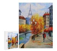 Jigsaws 500 PCS for Teenagerss Autumn Paris Puzzles for Adults Hands-on Game Birthday Present Birthday Present, Gifts, 500 PCS