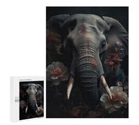 Jigsaws 500 PCS for Teenagerss Elephant Portrait Puzzles for Adults Hands-on Game Birthday Present Birthday Present, Gifts, 500 PCS