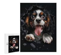 Jigsaws 500 PCS for Teenagerss English Toy Spaniel Puzzles for Adults Hands-on Game Birthday Present Birthday Present, Gifts, 500 PCS