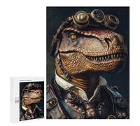 Jigsaws 500 PCS for Teenagerss Steampunk Dinosaur Portrait Puzzles for Adults Hands-on Game Birthday Present Birthday Present, Gifts, 500 PCS