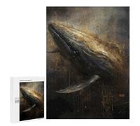 Jigsaws 500 PCS for Teenagerss Whale Magic Jigsaw Puzzle Brain Teaser Game Stress Reliever Challenging To Complete 500 PCS