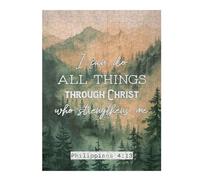 Jigsaws 52x38cm/1000pcs for Adults I Can Do All Things Jigsaws for Adults Brain Teaser Game But Fun And Humorous Fun Activities at Home 52x38cm/1000pcs