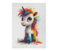 Jigsaws 52x38cm/1000pcs for Adults Rainbow Unicorn Jigsaws for Adults Brain Teaser Game But Fun And Humorous Fun Activities at Home 52x38cm/1000pcs