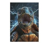 Jigsaws 52x38cm/1000pcs for Adults Turtle Lightning Puzzles for Adults Hands-on Game Pattern Assembly Christmas Birthday Gifts 52x38cm/1000pcs
