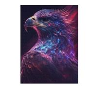 Jigsaws 52x38cm/1000pcs for Teenagerss Galaxy Eagle Hawk Bird Jigsaw for Adults Hands-on Game Difficult Challenge Birthday Present, Gifts, 52x38cm/1000pcs