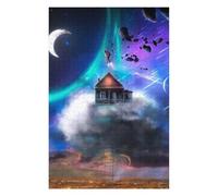 Jigsaws 75x50cm/1000pcs for Adults Astronaut's Floating House Puzzles for Adults Hands-on Game Pattern Assembly Christmas Birthday Gifts 75x50cm/1000pcs
