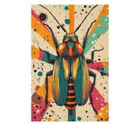 Jigsaws 75x50cm/1000pcs for Adults Retro Cockroach Art Artistic Cockroach in Abstract Style Jigsaws for Adults Brain Teaser Game But Fun And Humorous Fun Activities at Home 75x50cm/1000pcs