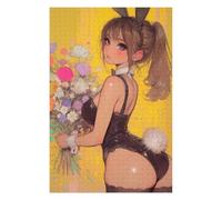 Jigsaws 75x50cm/1000pcs for Adults Sexy Anime Bunny Girl Jigsaws for Adults Brain Teaser Game But Fun And Humorous Fun Activities at Home 75x50cm/1000pcs